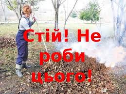 Не паліть опале листя! Ви труїте себе та своїх дітей!